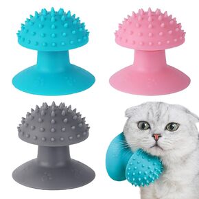 3-Pack Cat Scratcher | Cat Self Groomer Remove Loose Fur, Cat mint massager,Cat scratcher Cat Massage Combs for Short Long Fur Cats, Kitten Massager Cat Brushes