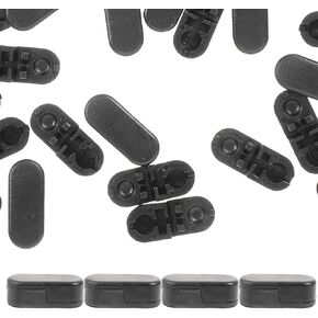 20 قطعة من موصلات سلسلة Healifty ذات الظل الدوار وسلسلة خرز بديلة رأسية رومانية دوارة أعمى سلسلة موصل سلك سلسلة ملحقات للمنزل باللون الأسود in Kuwait