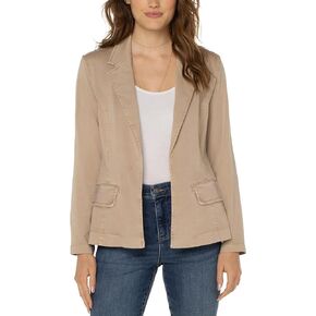 Liverpool Women's Petite Fitted Blazer Soft Touch Twill