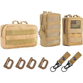 2 حزمة من أكياس معدات مولي، حقيبة خلفية عسكرية تكتيكية، ملحقات مولي حقيبة صغيرة مقاومة للماء in Kuwait