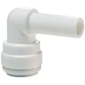 IPW Industries Inc-John Guest - Acetal Plug In Stem Elbow Quick Connect Fitting 3/8" OD / 1/4" OD/Single - (CI221208W)