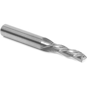 YONICO Downcut Router Bits Spiral 3 Flute Solid Carbide CNC End Mill 3/16-Inch Dia. 1/4-Inch Shank 32313-SC