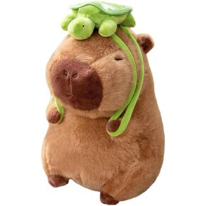 Cute Capybara Plush Toy,Kawaii Capybara Stuffed Animals Stuffed Toy,Soft Plush Doll Pillow for Kids Boys Girls (35cm/13.7 Inches)