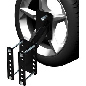 ABN Trailer Spare Tire Mount for Utility Trailer - Heavy Duty Spare Tire Holder 4, 5, 6 Lug for Utility or Boat Trailer - Camper Tongue Tire Rack Mount Fits 4, 4.5, 4.75, 5, 5.5 Inch Bolt Patterns