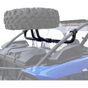 SAUTVS Spare Tire Mount Holder for 2020+ Kawasaki Teryx KRX 1000, Fits Up to 37" Tire, No Drilling Welding Required, Heavy Duty Spare Tire Carrier for 2020-2024 Kawasaki Teryx KRX 1000 Accessories