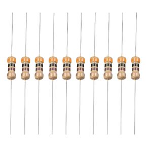 YOKIVE 100 PCS Carbon Film Resistors, 1/4W 300 Ohm 5% Tolerances Resistor, Good for DIY Electronic Projects (4 Color Band, 1.77x0.09-Inch)