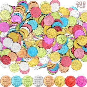 Jerify 200 Pcs Behavior Tokens for Kids Plastic Coins I Was Caught Being Good Incentive Fake Kindness Coins Colored Behavior Coin Pretend Coin for Kids Reward Party Counting (Smile Face)