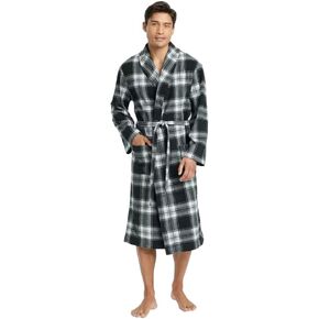 Goodfellow & Co Men's Plaid Microfleece Robe -