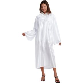 Grad HAGO Unisex Shiny Choir Robe for Church baptism robes for water baptism,Graduation Gown Judge Pastor Robes