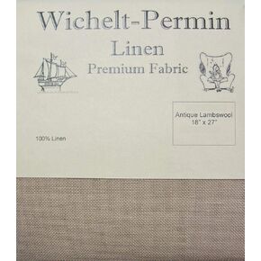 قماش Wichelt Permin من الكتان الفاخر بغرز متقاطعة مقاس 45.72 سم × 68.58 سم من صوف الحمل العتيق 32 قطعة in Kuwait