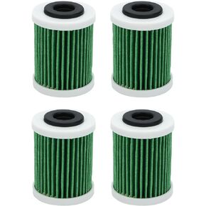AloneGoer 4pcs 6P3-WS24A-01-00 Fuel Filter Compatible with Yamaha Marine F150 LF150 VF200 VF225 VF250 Outboard Motor 2004-2006 UP