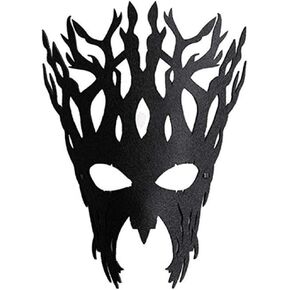 Sweenaly Womens Unique Tree Trunk Mask Sexy Elegant Eye Face Mask Mysterious for Halloween Masquerade Ball Mardi Gras Christmas Easter Cosplay Party Black