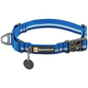 Ruffwear, Web Reaction Dog Collar, Martingale Collar for On-Leash Walking, Blue Pool, 23"-26"