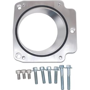 HiSport LS Throttle Body Adapter 551513， LS1 3-Bolt intake manifold LS3 4 Bolt Throttle Body Compatible with 92mm throttle body 4 bolt.