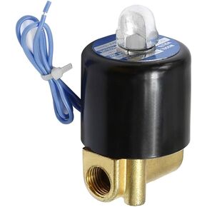 DC12V 1/4" Electric Solenoid Valve Water Air Gas Diesel 2W-025-08 Normally Closed 2 Way Solenoid Air Valve