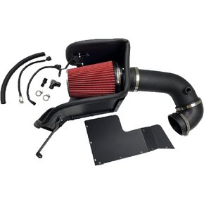 4-Inch Cold Air Intake Kit with Heat Shield + Filter Compatible for Dodge Ram 1500 2500 500 1500 Classic 5.7L V8 Engine 2009-2019 (Black Tube & Black Filter)