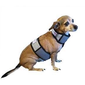Dog Cooling Vest and Cooling Collar - Ice Vest for Dogs X-Small (15" to 18" Girth)