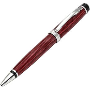 Xezo Incognito Rollerball Pen, Fine Point. Forest Green Color with Pure Platinum Plating. Handcrafted, Limited Edition, Serialized