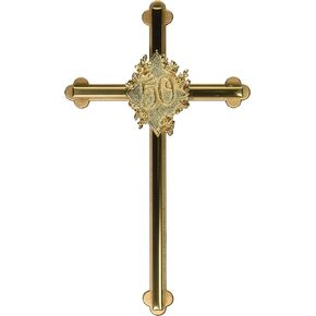 Cathedral Art Wall Cross, for Parents, Grandparents, 8-Inches, Gold Plated, by Abbey & CA Gift