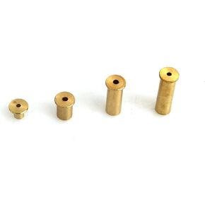 heyous 2 Sets 4 in 1 Golf 0.355" Brass Tip Plug Weights Fit Iron and Steel Shafts Golf Club Weight Head Accessories (1g + 3g + 5g + 7g)