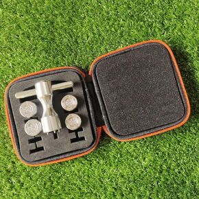 4pcs/set Silver Clover Golf Weights Wrench Tool Kit for Titleist Scotty Cameron Newport Phantom Futura Golo California Putters (2x25g 2x30g)