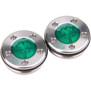 NA 2pcs Green Clover Golf Custom Weights for Titleist Scotty Cameron Newport Studio California Putters (2x15g)