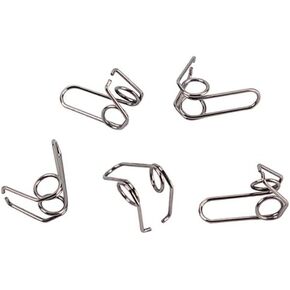 Milisten 5pcs Water Key Spit Valve Spring for Brass Instrument Parts Trumpet Repair Parts Silver