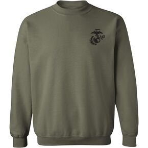 zerogravitee Marines Emblem left chest Crewneck Sweatshirt