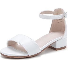 صنادل للفتيات من Felix & Flora بكعب منخفض ومقدمة مفتوحة وأحذية للفتيات الزهرية in Kuwait