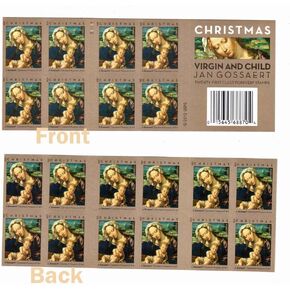USPS Forever Postage Stamps Christmas Holiday Virgin & Child -- Booklet of 20