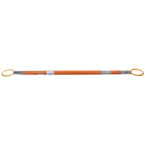 Cortina Retractable Cone Bar, Extends 5' to 9', 03-829CB-BLK, Black/Yellow