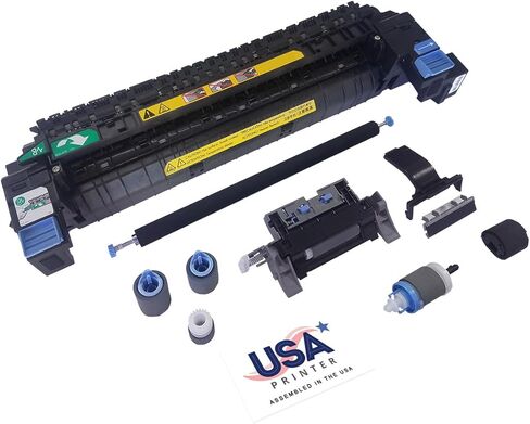 USA Printer CE710-69001-DMK-USA (RM1-6184) Deluxe Maintenance Kit for HP Color Laserjet CP5225 Includes CE710-69001 Fuser, RM1-7927 Transfer Roller, Tray 1-3 Roller Kit (110V) in Kuwait
