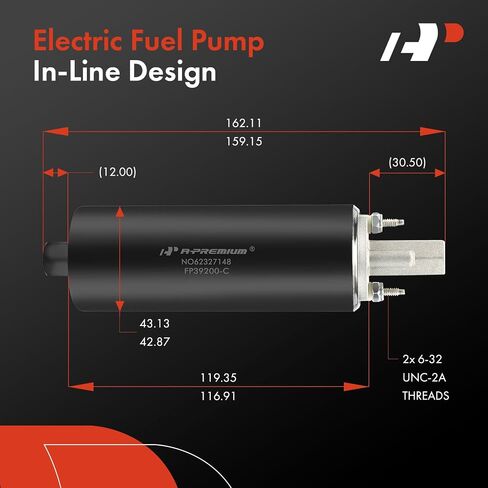 A-Premium Universal External Pump 255LPH High Pressure Inline Fuel Pump (GSL392) with Installation Kit (400-939) in Saudi Arabia