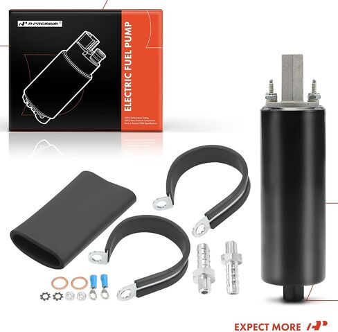 A-Premium Universal External Pump 255LPH High Pressure Inline Fuel Pump (GSL392) with Installation Kit (400-939) in Saudi Arabia