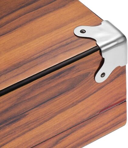 Uxcell 30x23 مللي متر صندوق معدني واقيات زوايا صندوق واقي للحواف مطلي بالكروم فضي اللون 24 قطعة in Kuwait