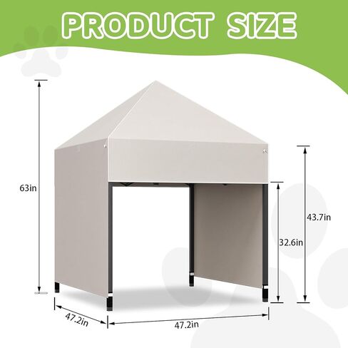 خيمة كلب قابلة للطي من Lingusta للكلاب الصغيرة والمتوسطة والكبيرة، مقاومة للماء للكلاب في الهواء الطلق، بيوت للكلاب/القطط/الأرنب/الخنزير in Kuwait