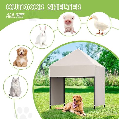 خيمة كلب قابلة للطي من Lingusta للكلاب الصغيرة والمتوسطة والكبيرة، مقاومة للماء للكلاب في الهواء الطلق، بيوت للكلاب/القطط/الأرنب/الخنزير in Kuwait