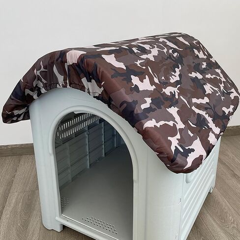 Calvana Dog House Roof Cover | Pet Kennel Covers Windproof and Waterproof | Fit All Large Plastic Dog House (43" L X 38" W) in Saudi Arabia