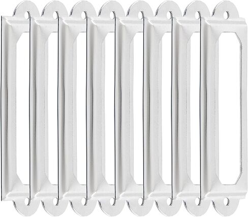 60pcs Metal Label Holder, Black Metal Library Tags, File Drawer Label Frames Holder, Screw Cabinet, Shelf Tag Name Card Labels Holders (60mm x 17mm) in Kuwait