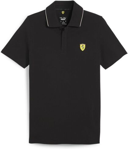 PUMA Men's Standard Scuderia Ferrari Race Polo, Black-SS24 in Saudi Arabia