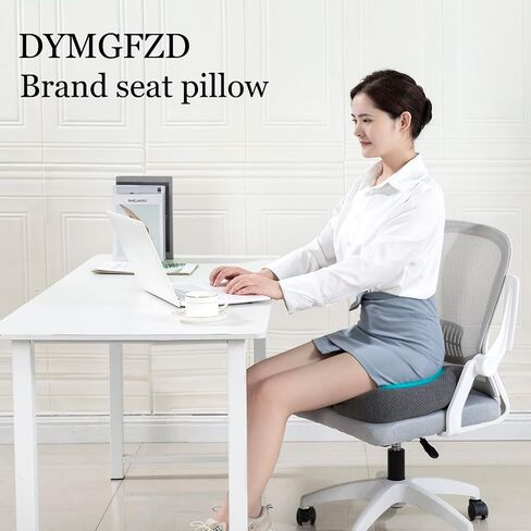 Seat Cushions for Office Chairs, Tailbone Pain Relief Cushion, Ergonomic Orthopedic Chair Seat Cushions Seat Pillow for Office, Home Chair, Car, Wheelchair, Hip, Coccyx, Sciatic (Black) in Saudi Arabia