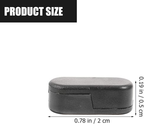 20 قطعة من موصلات سلسلة Healifty ذات الظل الدوار وسلسلة خرز بديلة رأسية رومانية دوارة أعمى سلسلة موصل سلك سلسلة ملحقات للمنزل باللون الأسود in Kuwait