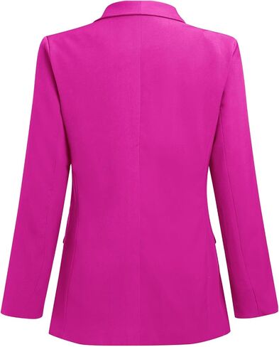 Womens Casual Blazers Long Sleeve Open Front Fitted Blazer Work Office Blazers Jackets with Pockets in Saudi Arabia