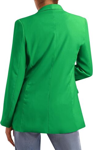 Womens Casual Blazers Long Sleeve Open Front Fitted Blazer Work Office Blazers Jackets with Pockets in Saudi Arabia