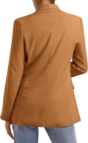 Womens Casual Blazers Long Sleeve Open Front Fitted Blazer Work Office Blazers Jackets with Pockets in Saudi Arabia