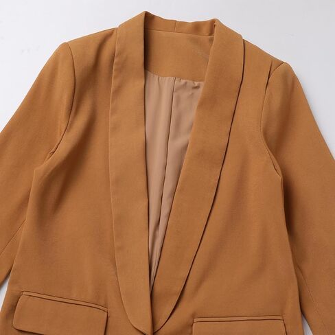 Womens Casual Blazers Long Sleeve Open Front Fitted Blazer Work Office Blazers Jackets with Pockets in Saudi Arabia