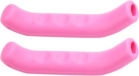 SPYMINNPOO 2Pcs Brake Handle Silicone Sleeve, Mountain Bike Brake Lever Protection Cover (Deep Pink) in Saudi Arabia