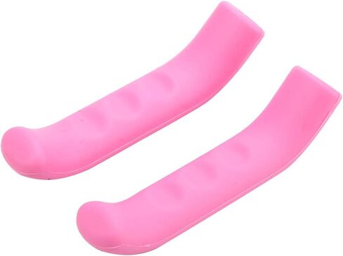 SPYMINNPOO 2Pcs Brake Handle Silicone Sleeve, Mountain Bike Brake Lever Protection Cover (Deep Pink) in Saudi Arabia