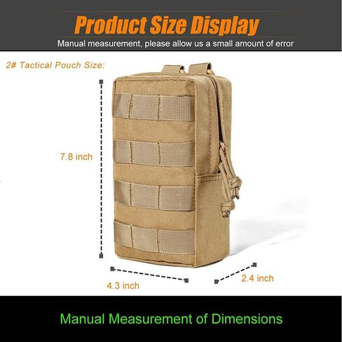 2 حزمة من أكياس معدات مولي، حقيبة خلفية عسكرية تكتيكية، ملحقات مولي حقيبة صغيرة مقاومة للماء in Kuwait