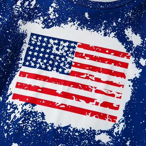 Tinypainter Toddler Boy 4th of July Outfit Short Sleeve T-shirt Top+American Flag Shorts Baby Boy Independence Day Clothes in Saudi Arabia